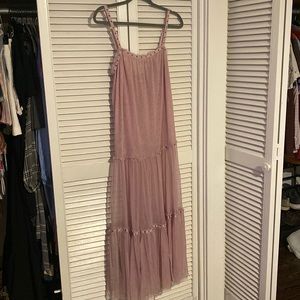 Free People Intimately sheer slip maxi dress, size small